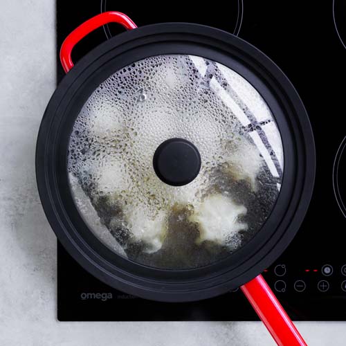 Steaming the dumplings
