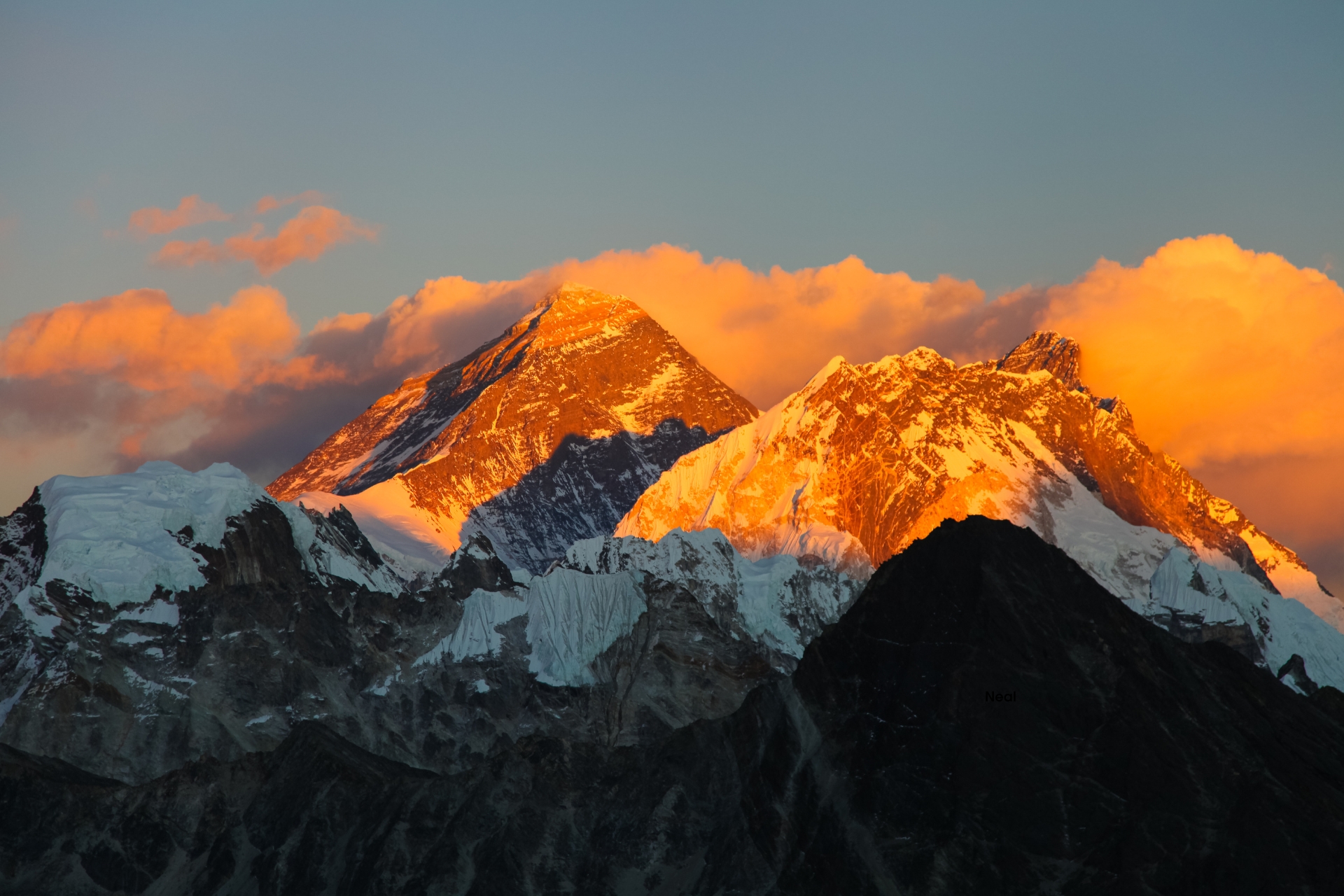 The Himalayan mountain range