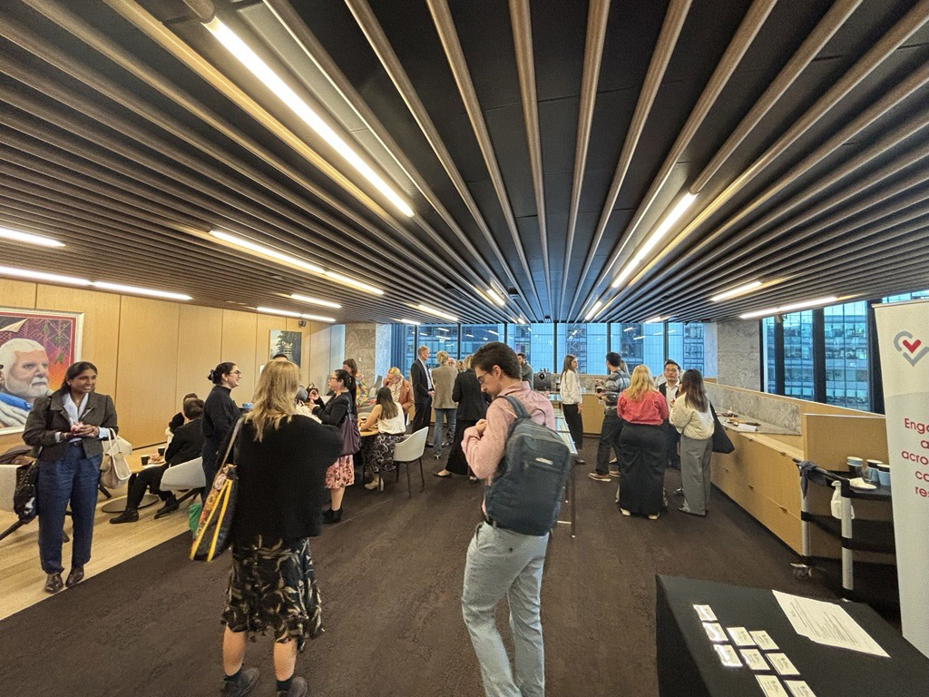 Heart Week Breakfast networking