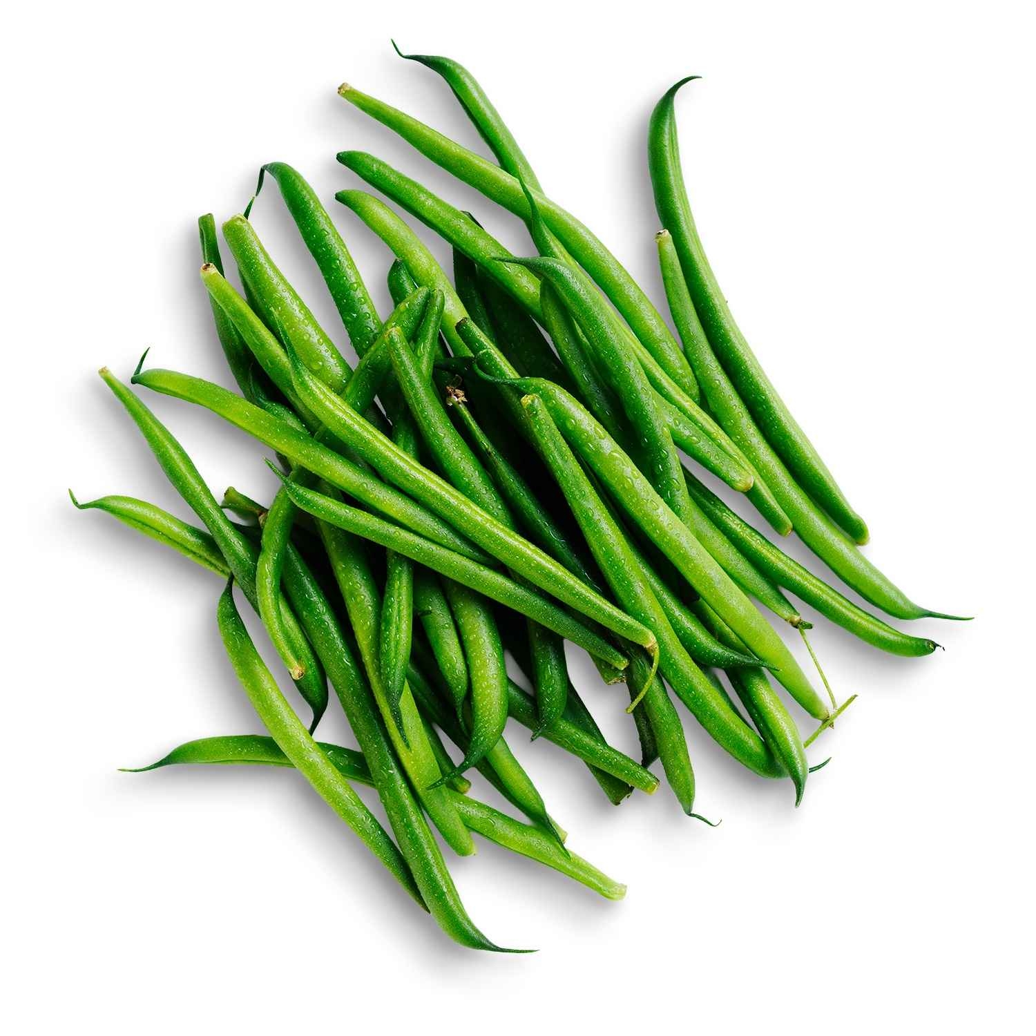trimmed green beans