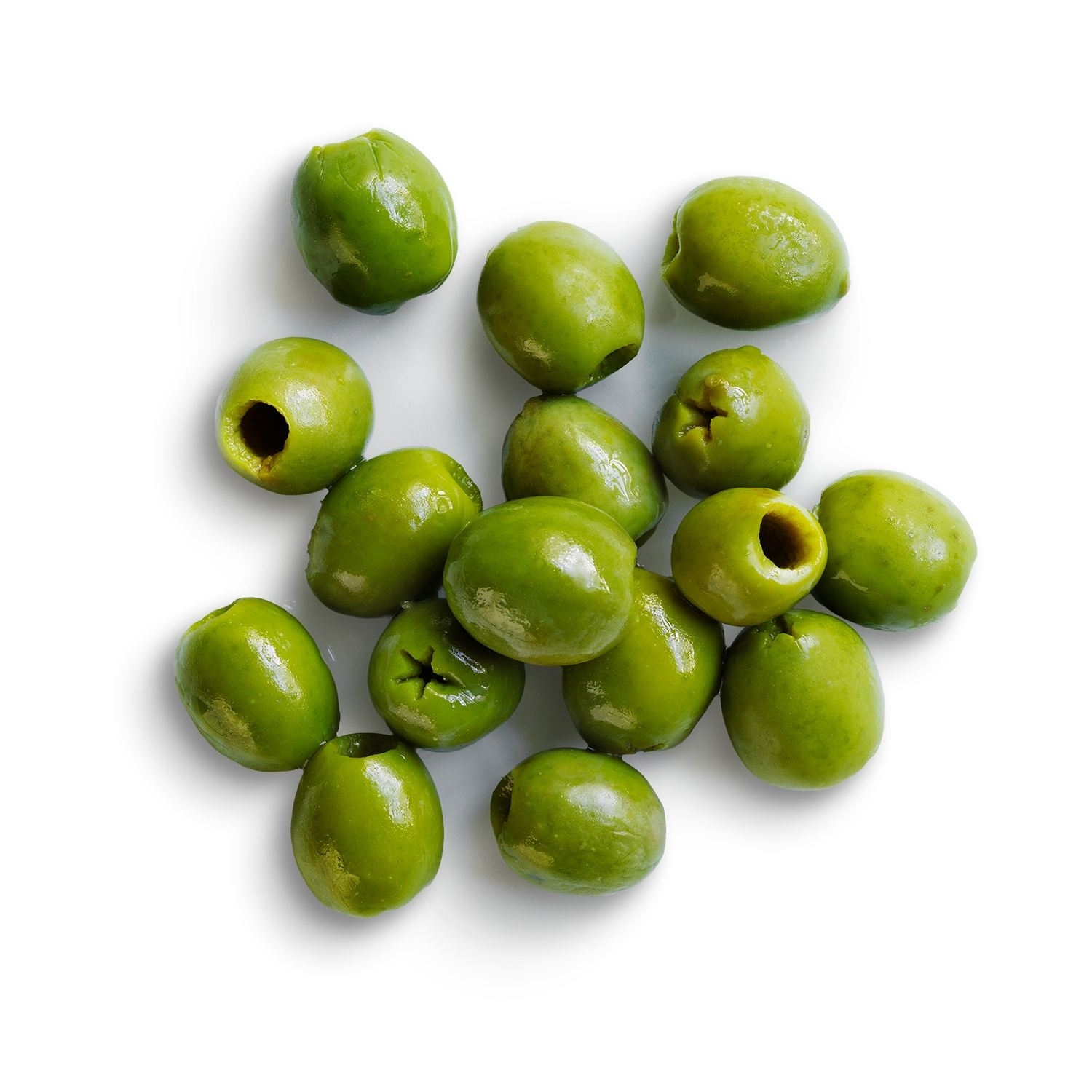 pitted green olives