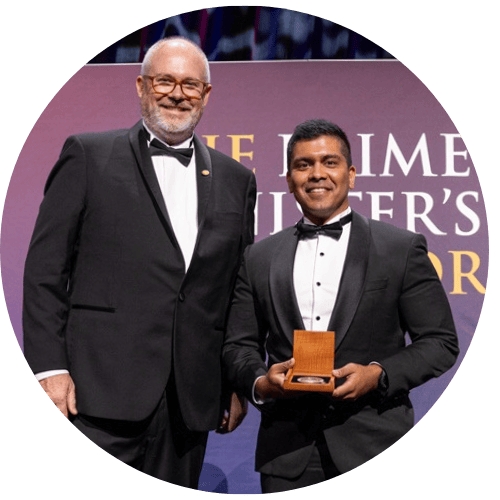 Co founder wins award