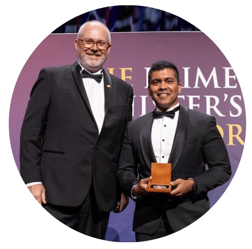 Co founder wins award