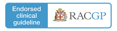 RACGP endorsed clinical guideline: A trusted medical resource approved by the Royal Australian College of General Practitioners.