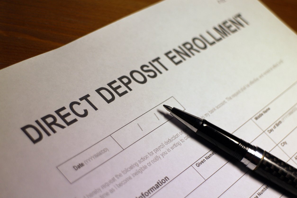 Direct deposit enrollment form: Fill out this form to authorize automatic deposit of your funds into your bank account.