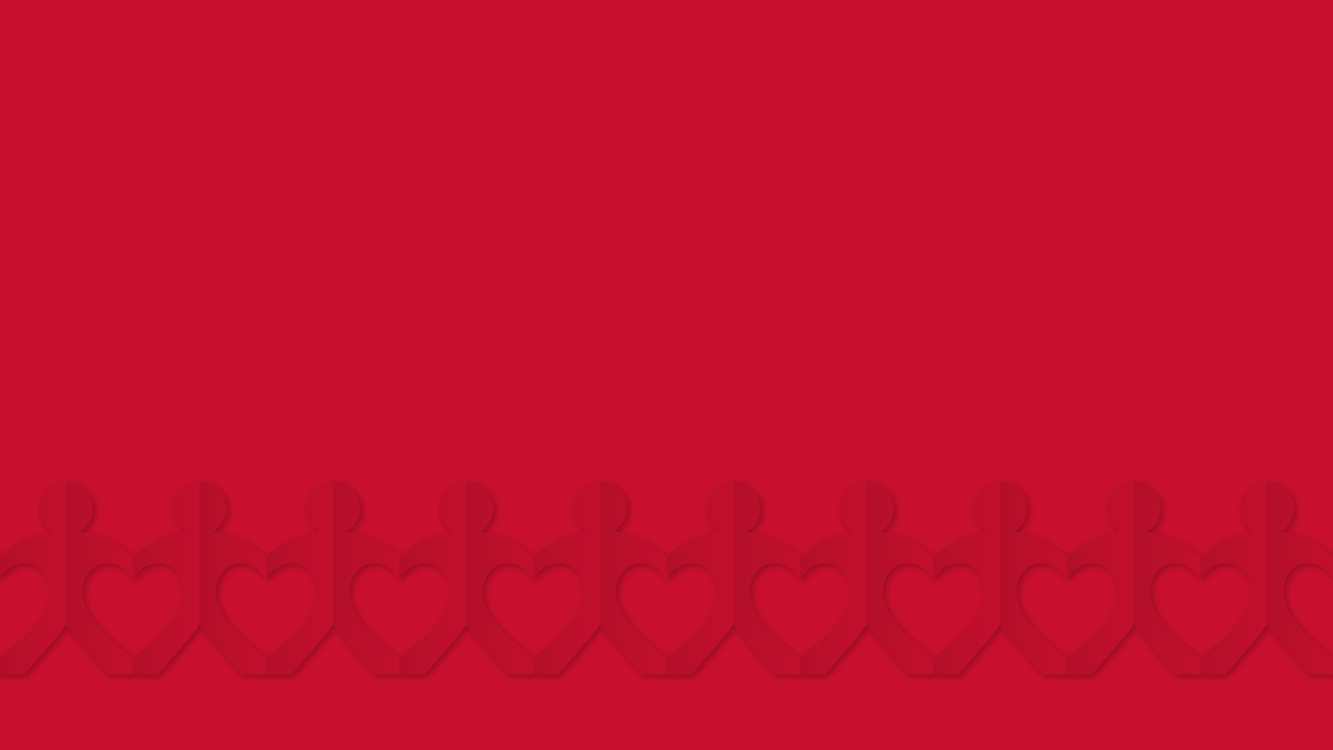 Red background with heart shaped stripe line