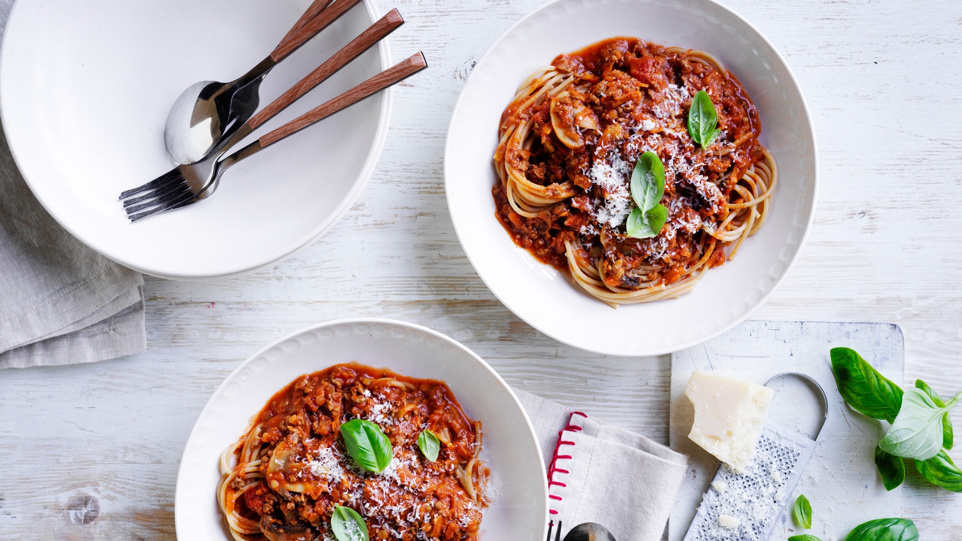 Beef and lentil bolognese - Spaghetti