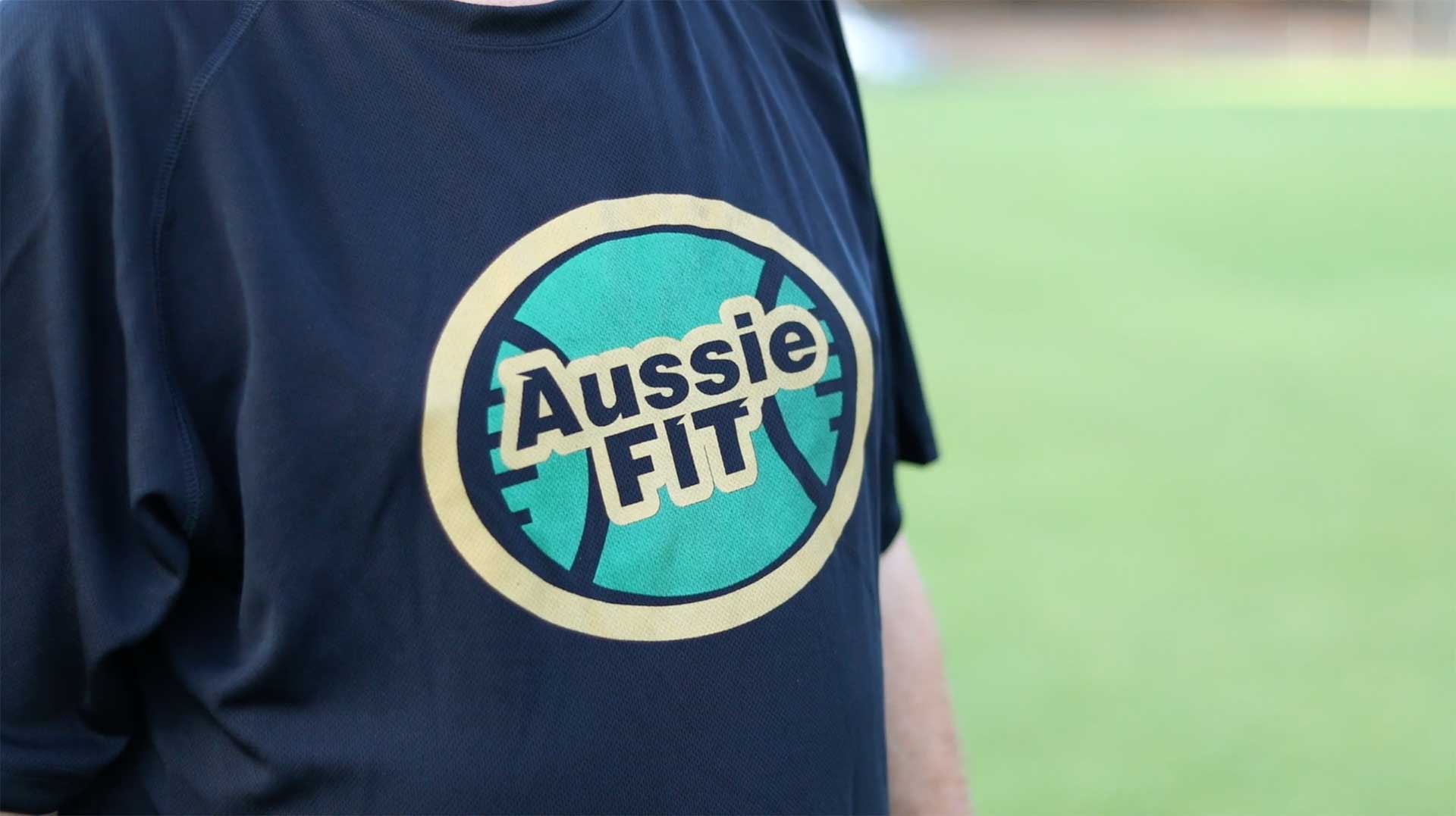 T-shirt with logo: Aussie Fit