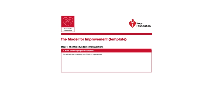 Model for improvement (template)