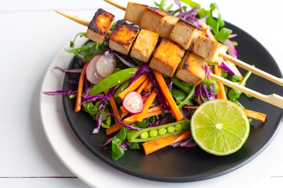 sticky-tofu-skewers-with-japanese-slaw