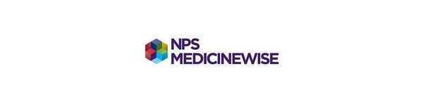 A logo of NPS MedicineWise 