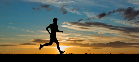 man running exercise