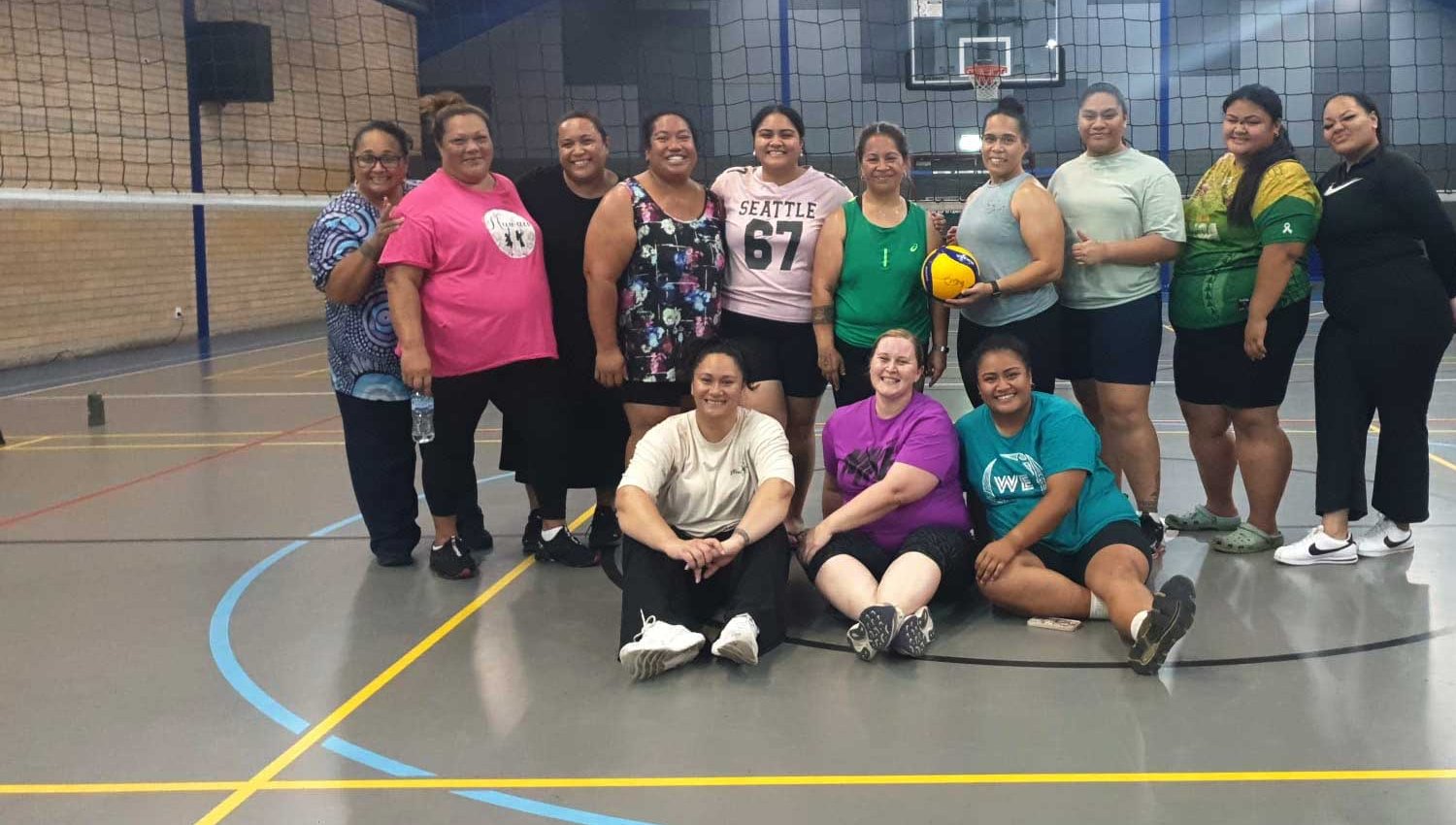 Credit photo - Yvonne Peacock - program lead, Pasifika Moving and Heart Foundation's Senior Advisor Physical Activity, Elizabeth Calleja, featured with Pasifika Moving participants. April 2026