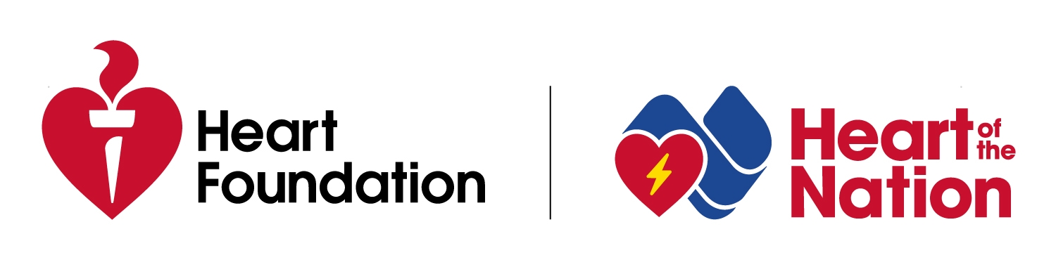 Heart Foundation - Heart of the Nation logos