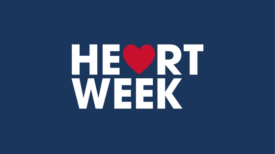 A logo of Heart Week