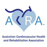 Australian Cardiac Rehabilitation Association logo, including a kangaroo grahpic combined with a heart