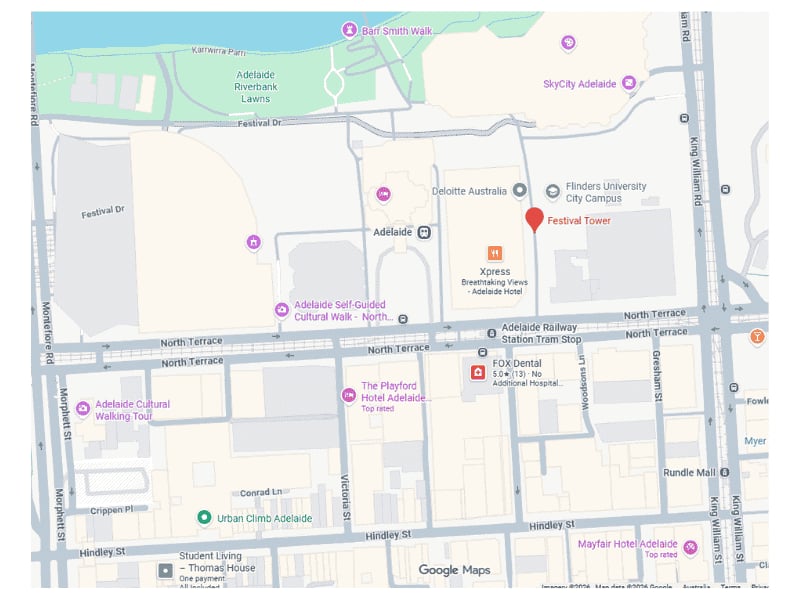 Map image of Festival Tower location