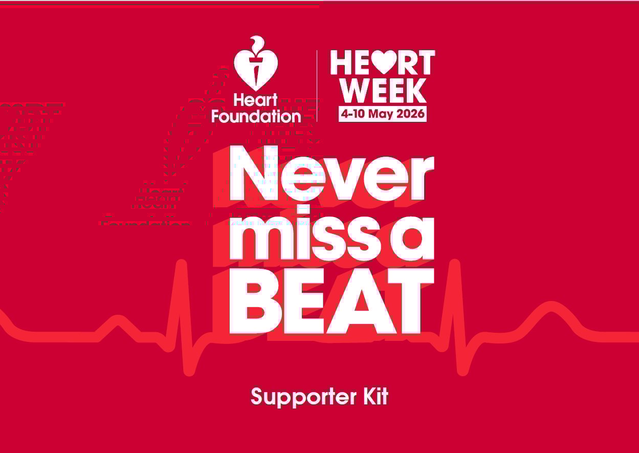 Never miss a beat - Heart Week 2026 Supporter Kit cover