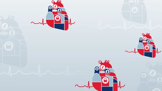 Decorative banner background for obesity and cardiovascular disease page