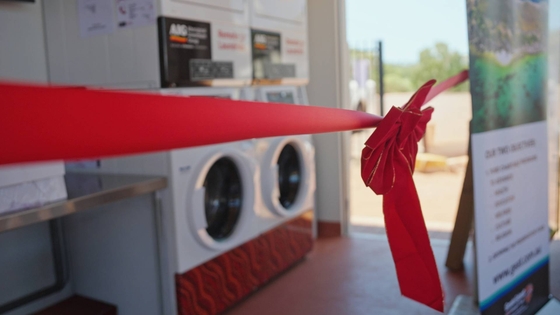 remote laundry opening in NT