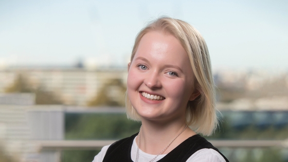 Briar McKenzie smiling at the camera