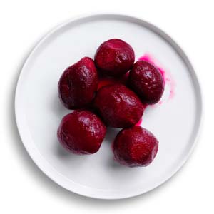 Cooked beetroot