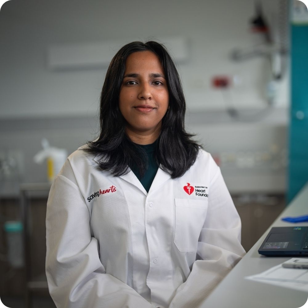 Natasha De Alwis, Heart Foundation funded researcher