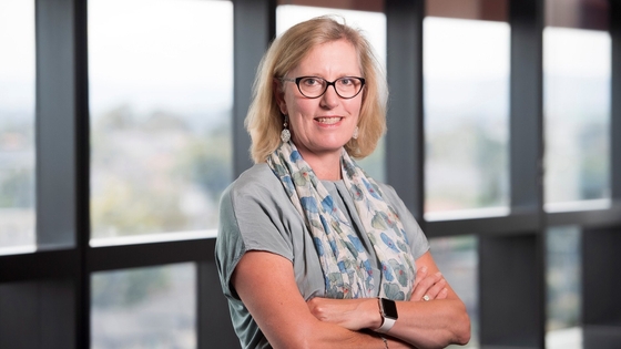 Associate Professor Monique Kilkenny smiling at the camera