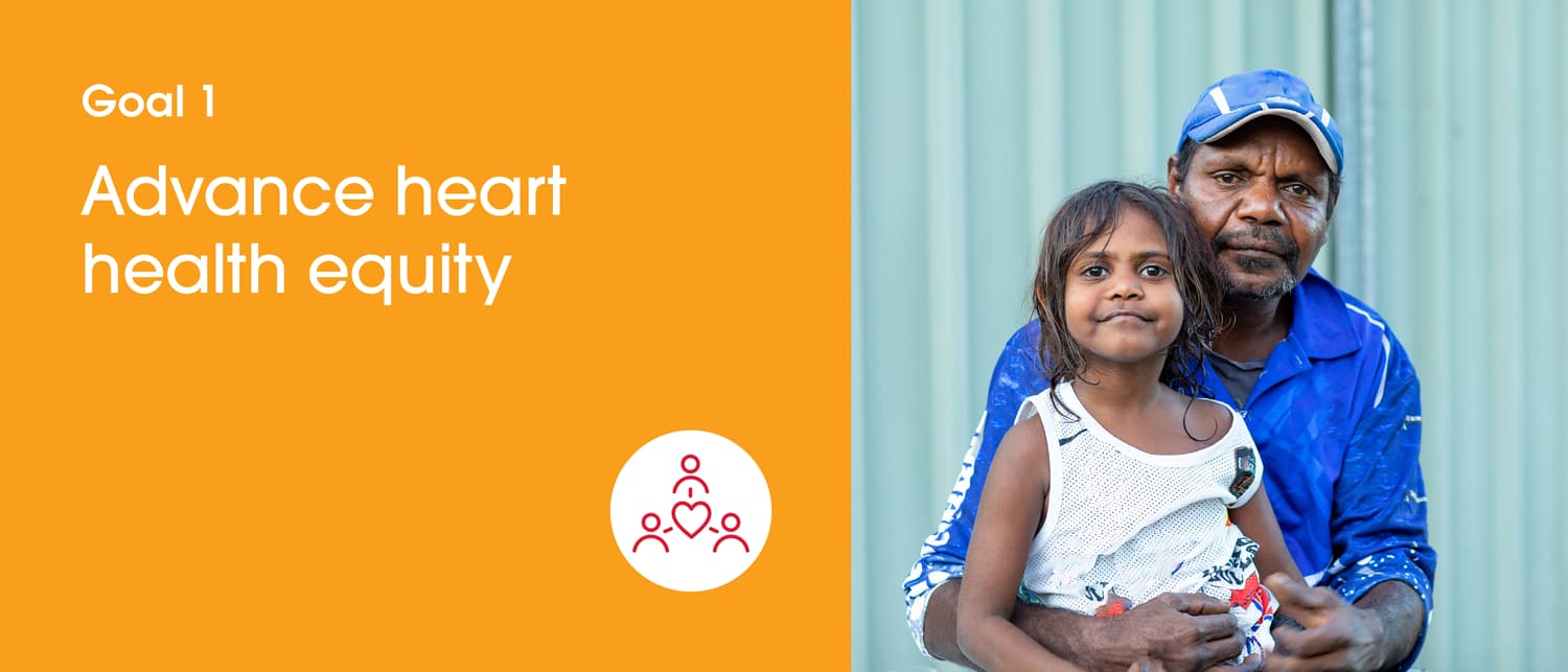 Goal 1: Advance heart health equity