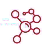 Icon of molecules symbolising research