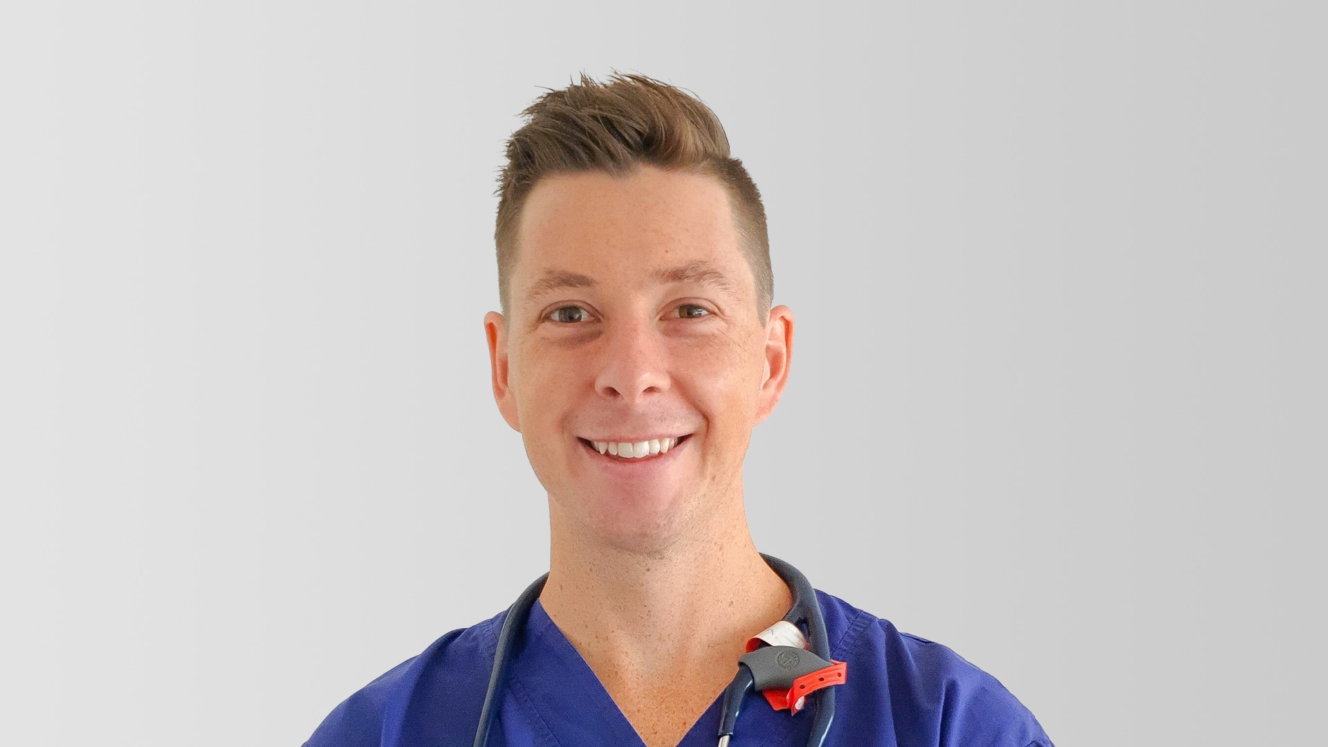 doctor with a smiling face