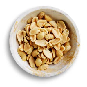 Roasted unsalted peanuts