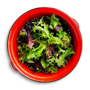 Mixed salad leaves