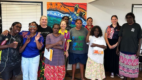 Group from project for Champions4Change in Groote Eylandt