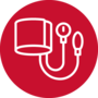 Icon representing blood pressure