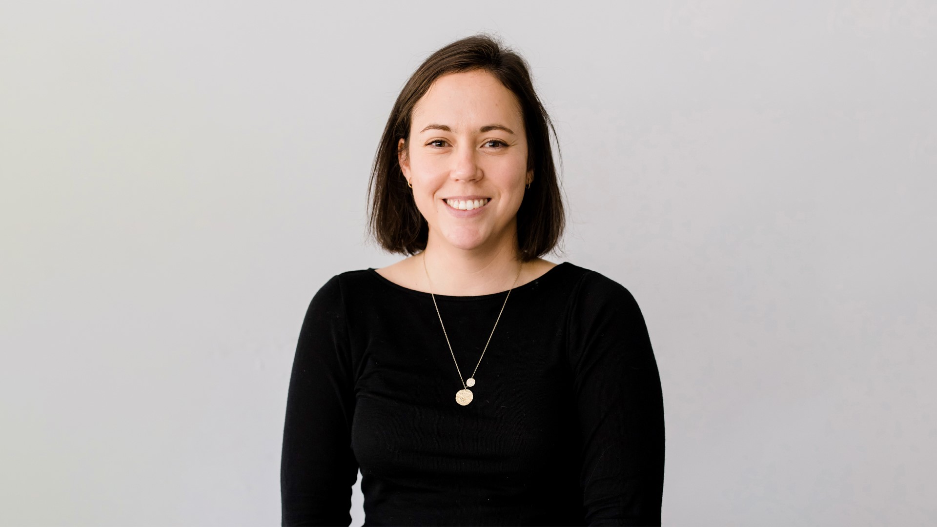 Woman with a smiling face