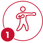 Tai chi person icon