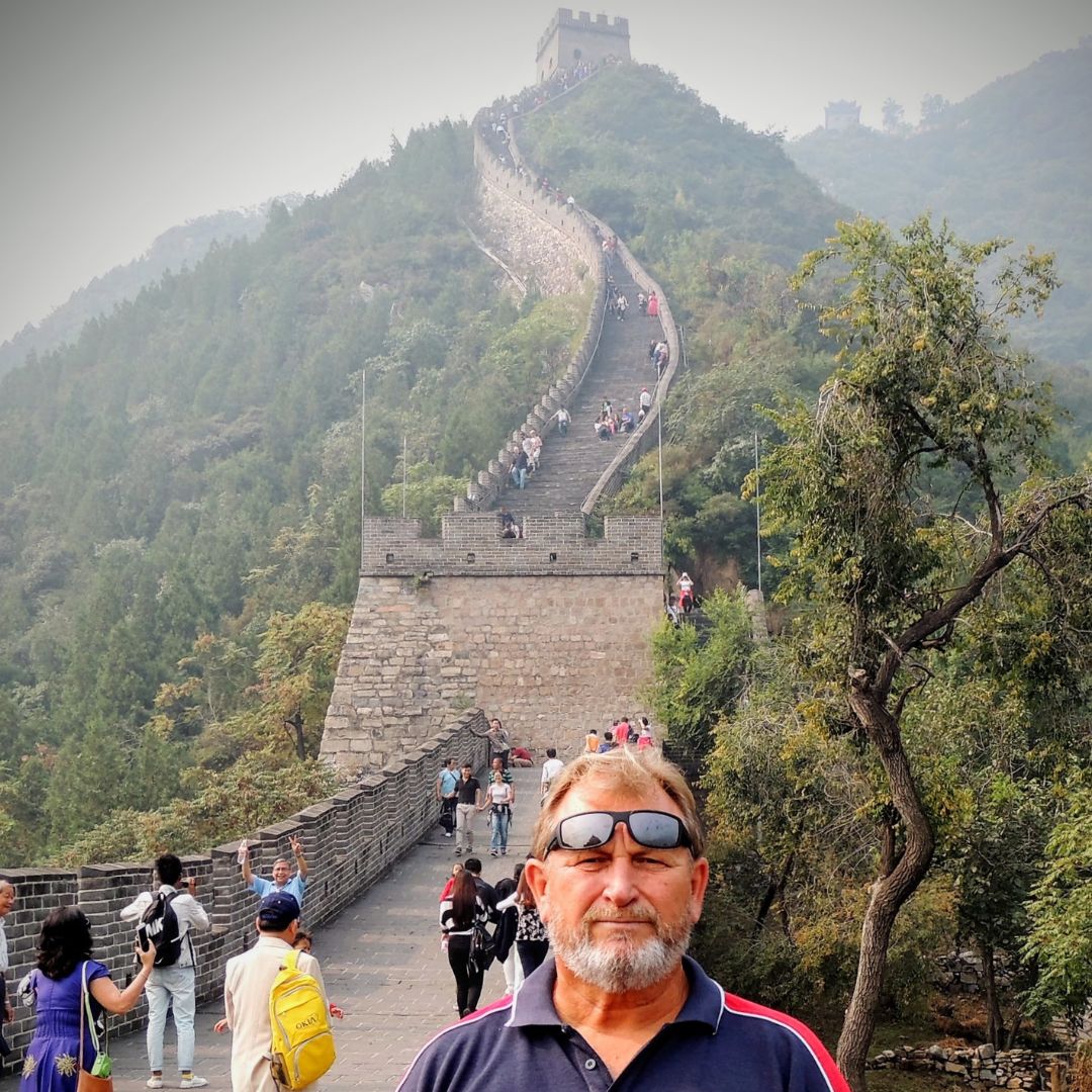 Rob at Great Wall of China