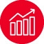 Growth chart icon