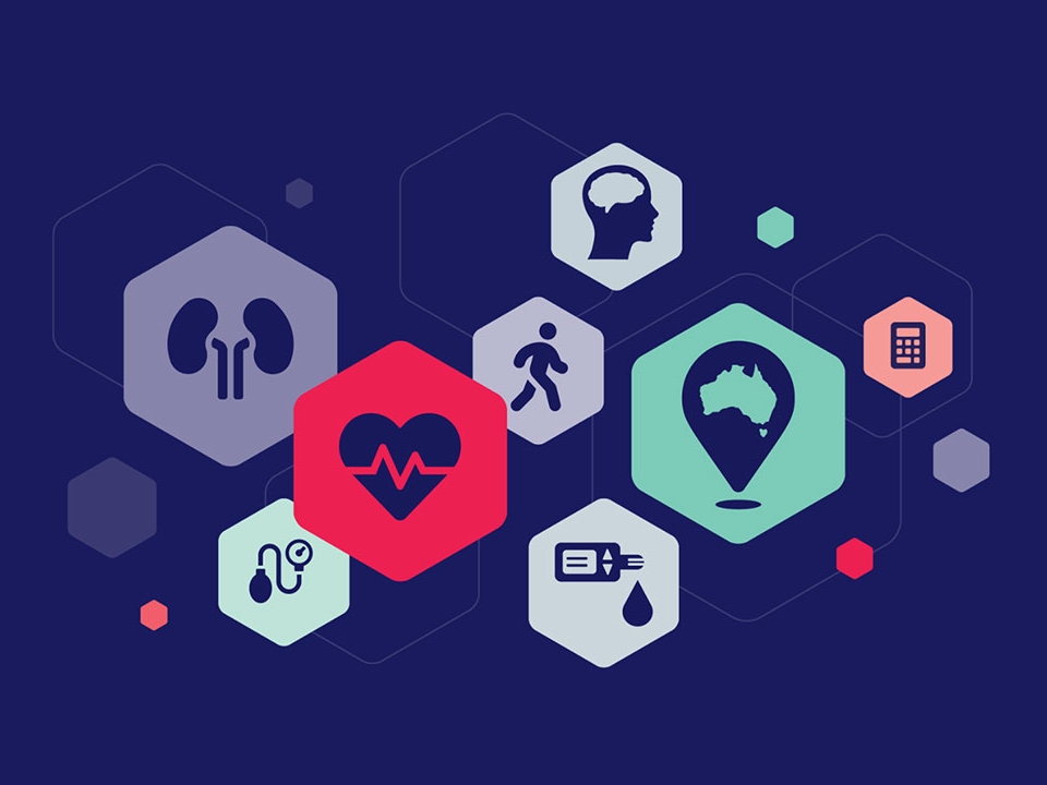 CVD risk website iconography - healthcare delivery in the changing medical industry