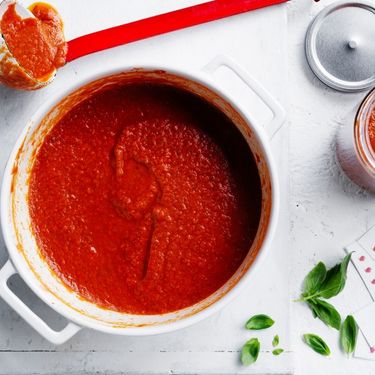 Top with avocado, feta and serve