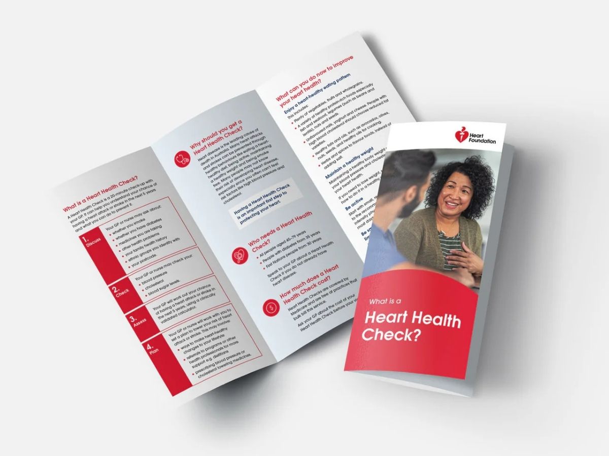 Heart Health Check brochures 