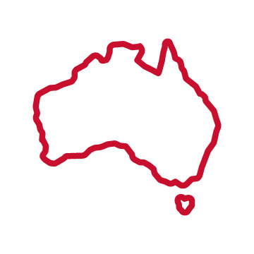 Icon of a map of Australia