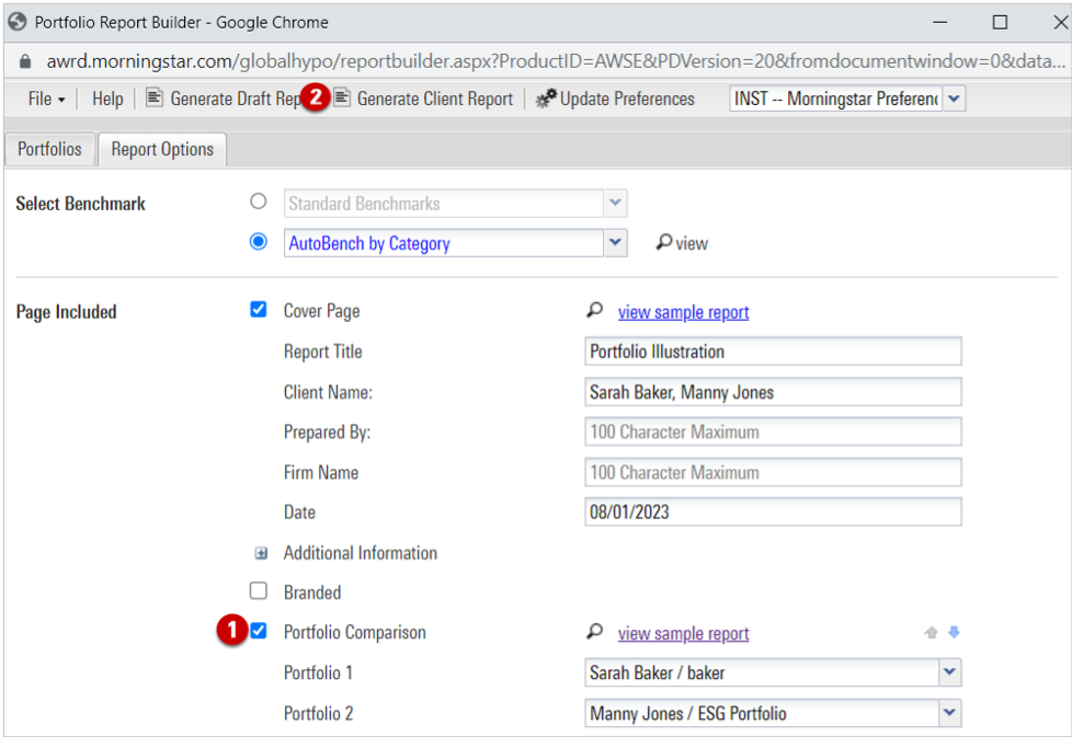 Advisor Workstation Support