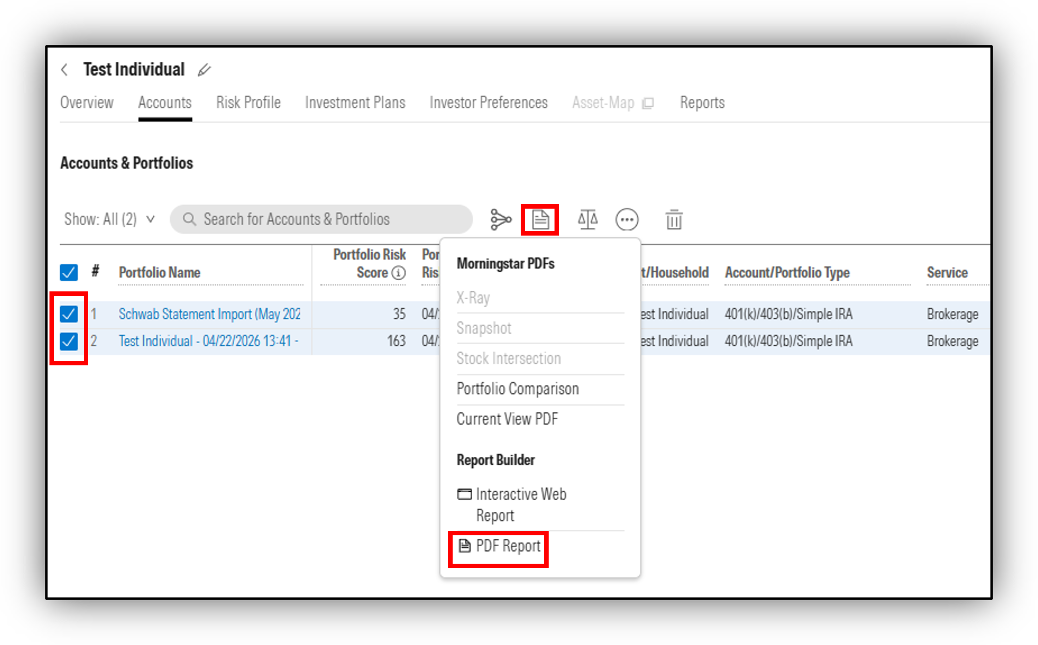 Advisor Workstation Support