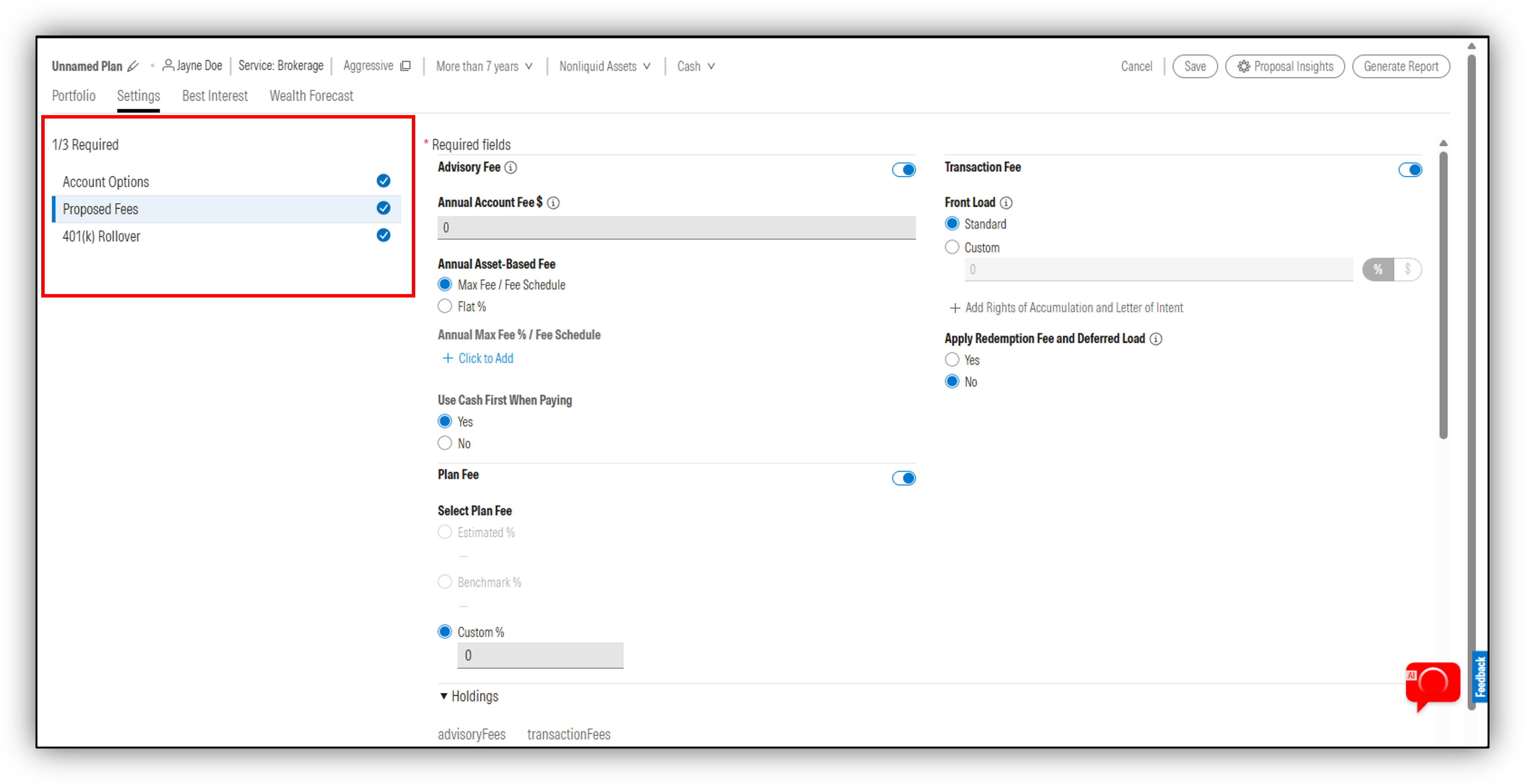 Advisor Workstation Support