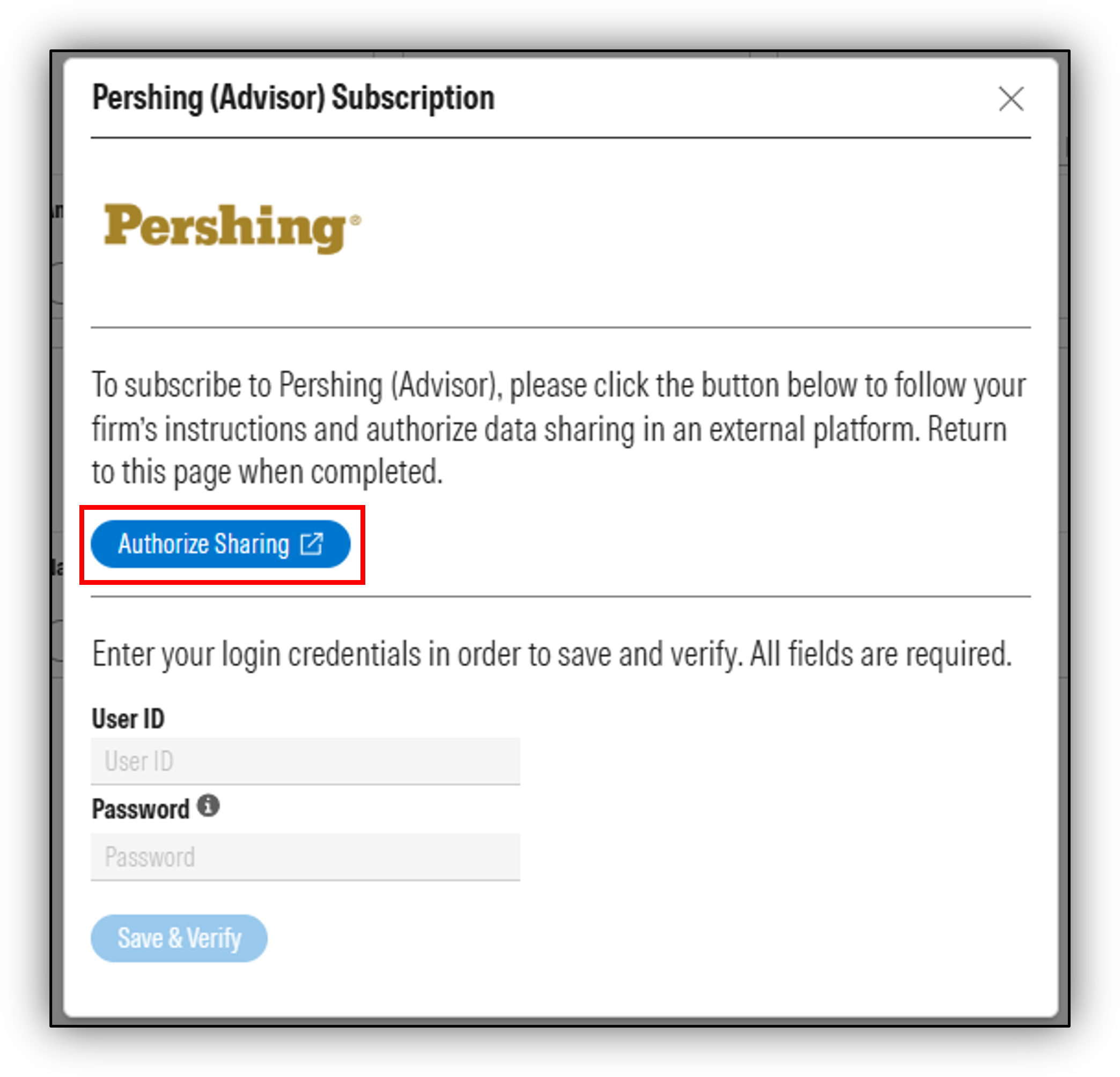Netx Pershing Advisor Workstation Support