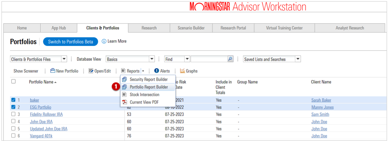 Advisor Workstation Support