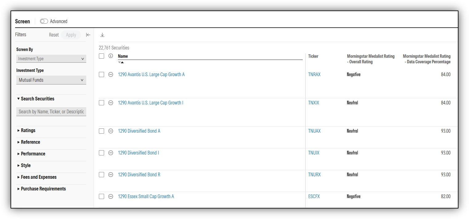 Advisor Workstation Support