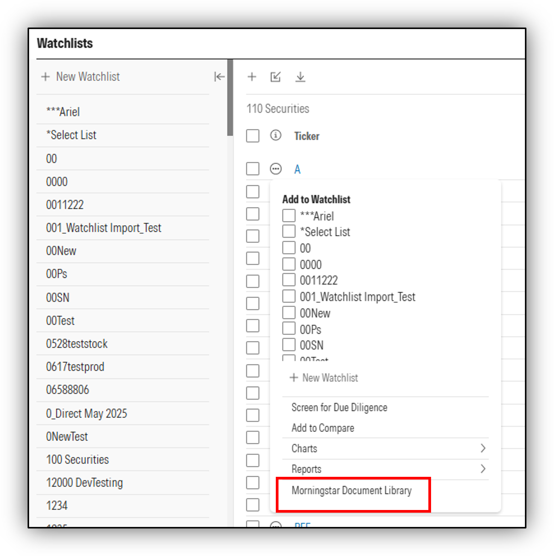Advisor Workstation Support